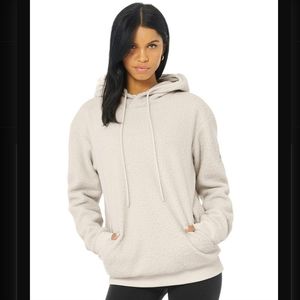 ALO Yoga Cream Hooded Sweater